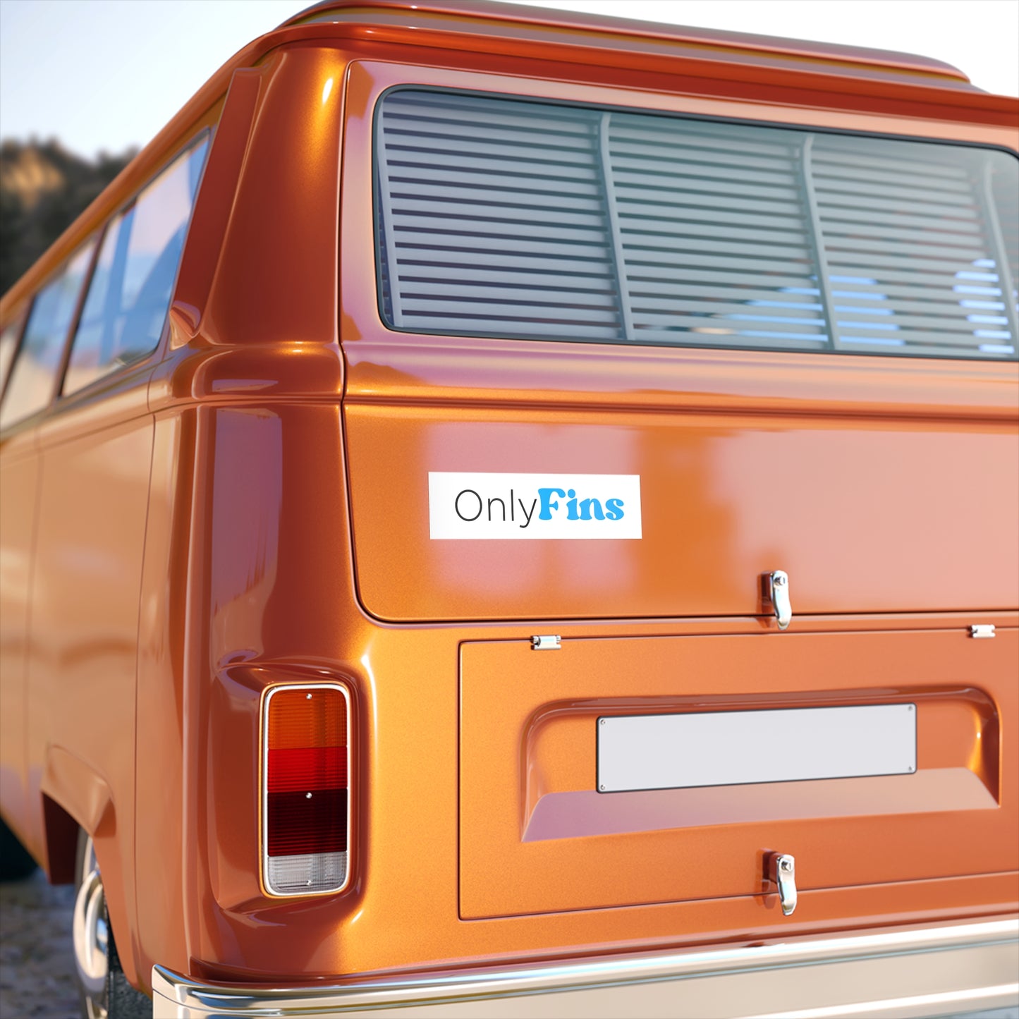 Only Fins Bumper Sticker