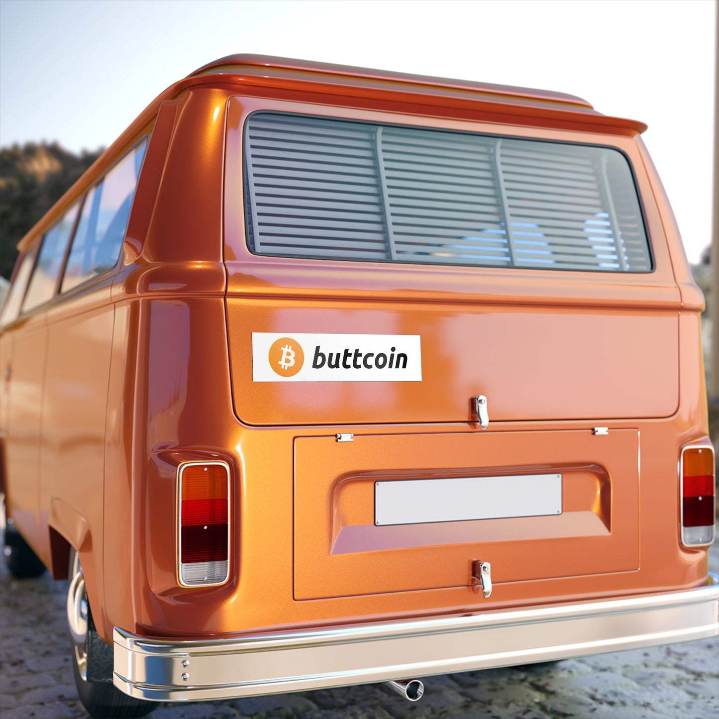 buttcoin Bumper Sticker