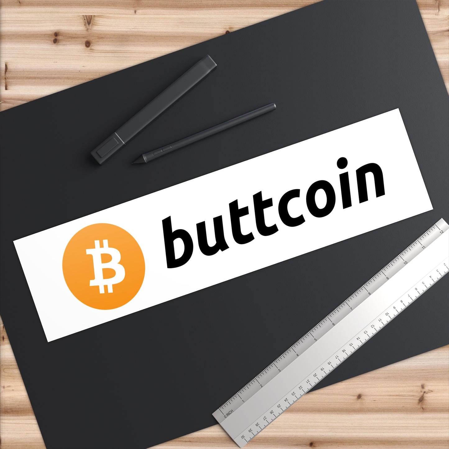 buttcoin Bumper Sticker